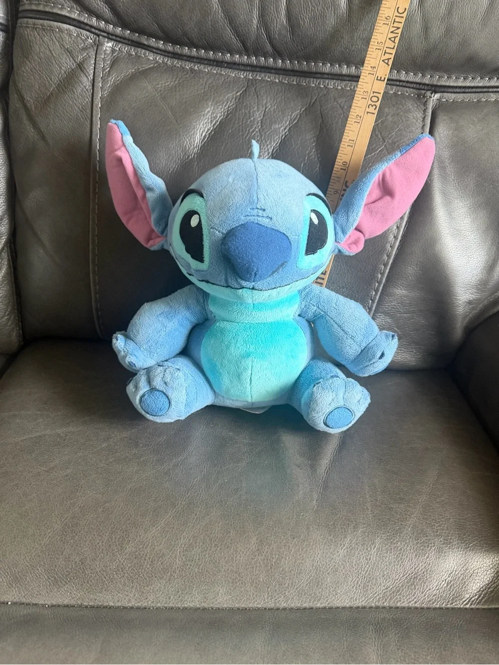 Disney Blue Stitch Plush with Pink Inner Ears